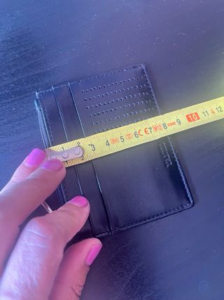 Cartera monedero piel YANKO negra