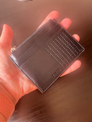 Cartera monedero piel YANKO negra