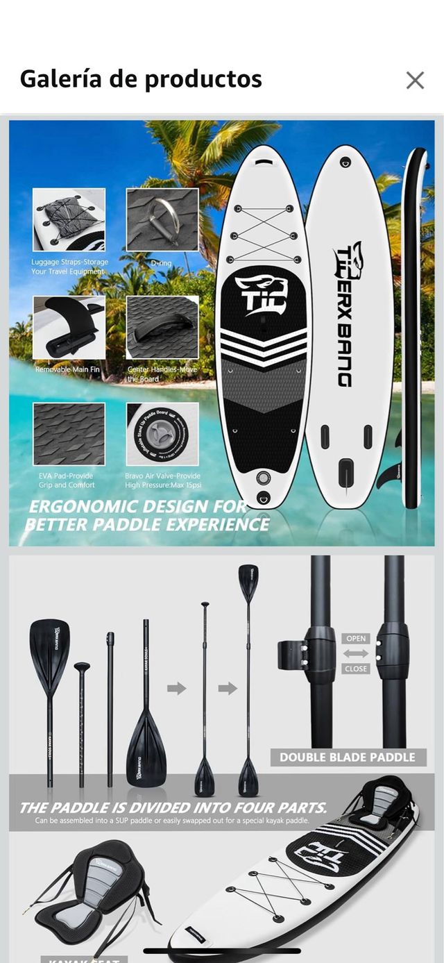 Tavola da surf gonfiabile TIGERXBANG