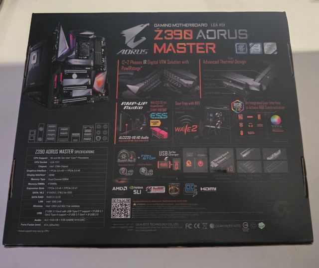 Gigabyte Z390 Aorus Master