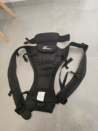 Mochila portabebés negra