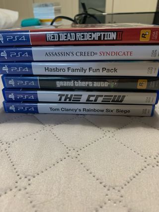 PS4 con juegos