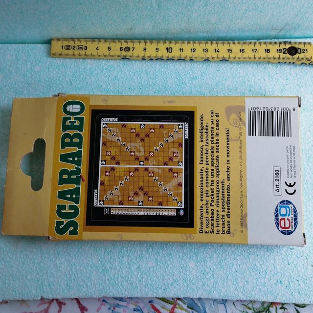 Scarabeo magnetico portatile Editrice Giochi