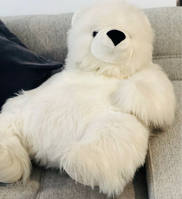 Oso de peluche gigante blanco