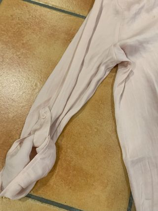 Blusa Stradivarius Rosa Palo Talla M Manga 3/4