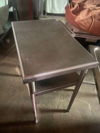 Mesa de trabajo de acero inoxidable