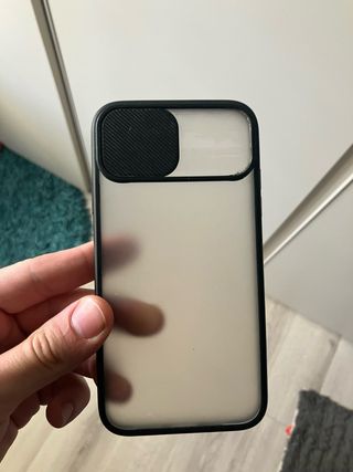 Custodia per iPhone XR nera opaca