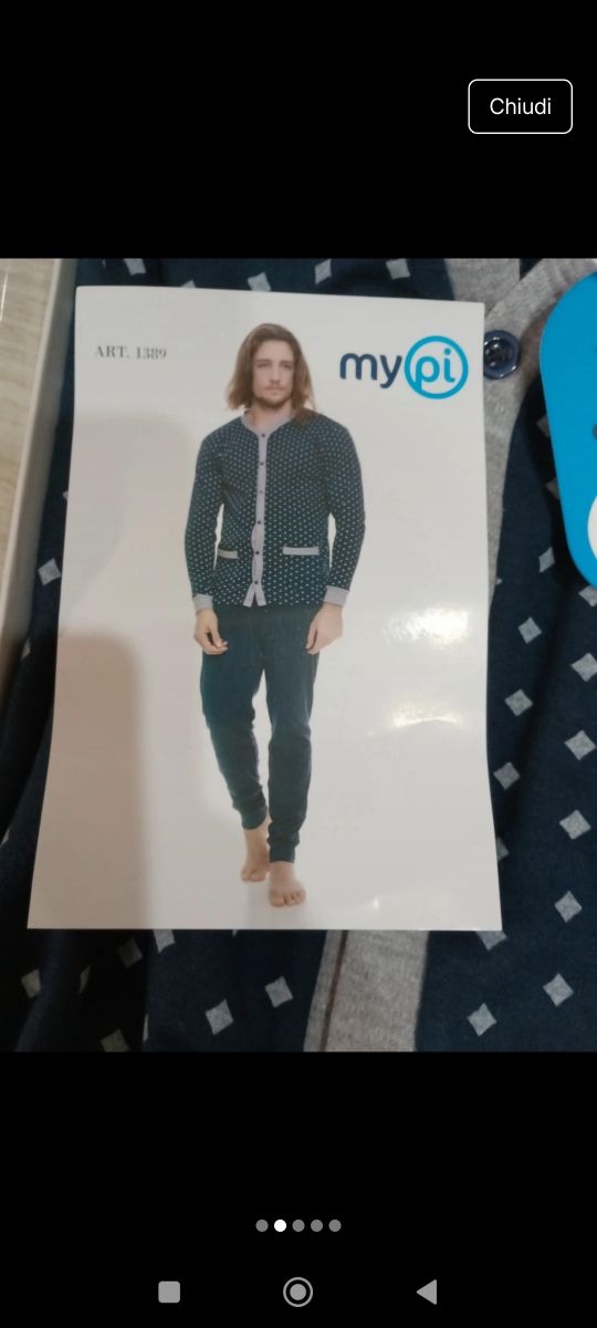 Pigiama uomo caldo cotone my pi XXL