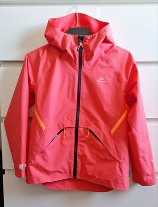 Chaqueta Quechua impermeable trekking 8-9 años