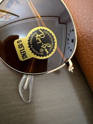 Gafas de Sol Ray-Ban Doradas G-15 Marrón 