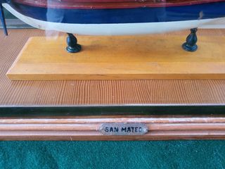 Colección Maquetas de barco en vitrina