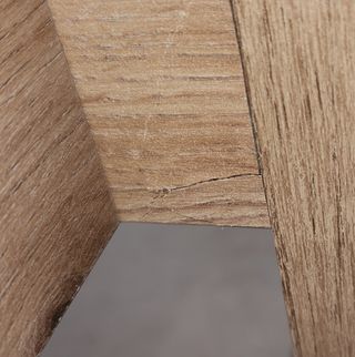 Mesa centro elevable color roble