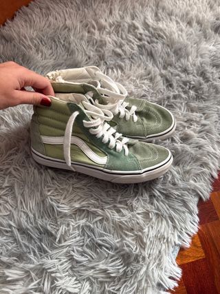 Zapatillas Vans Altas Verdes