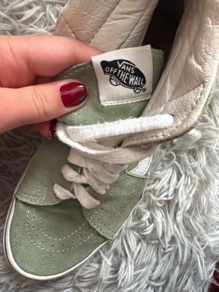 Zapatillas Vans Altas Verdes