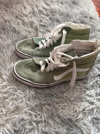 Zapatillas Vans Altas Verdes