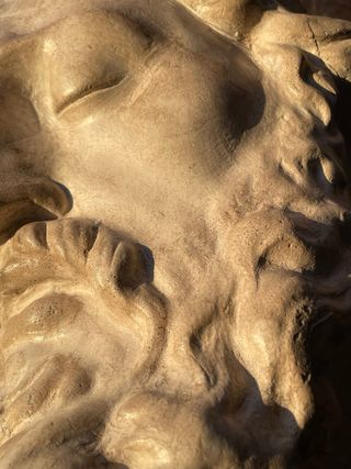 Rostro de Cristo - Escultura Religiosa Antigua