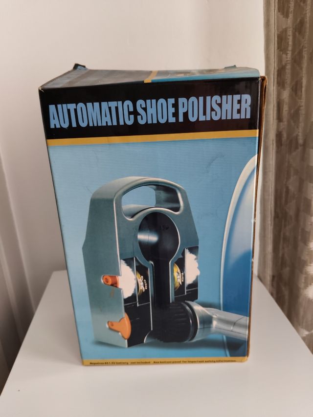 Limpiador de zapatos automático a pilas