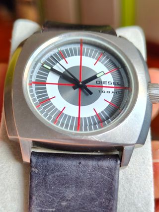 Reloj Diesel Vintage Plata y Negro