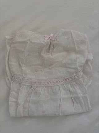 Lote 4 pijamas niña verano blanco y rosa