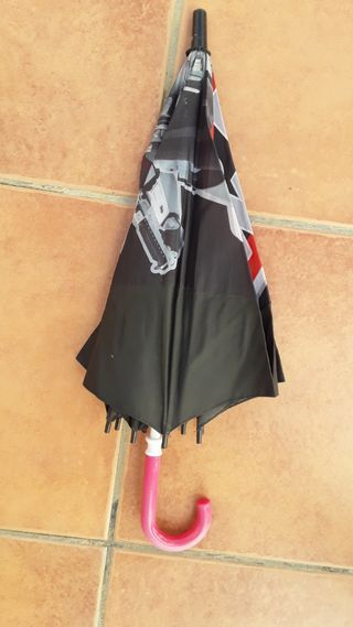 Paraguas Star Wars Infantil Negro