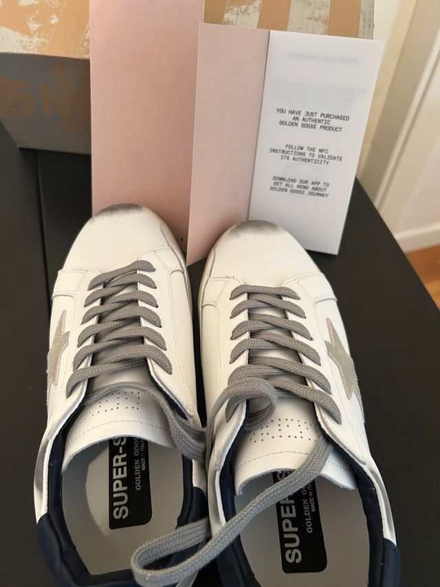 Golden Goose Superstar Estrella Azul