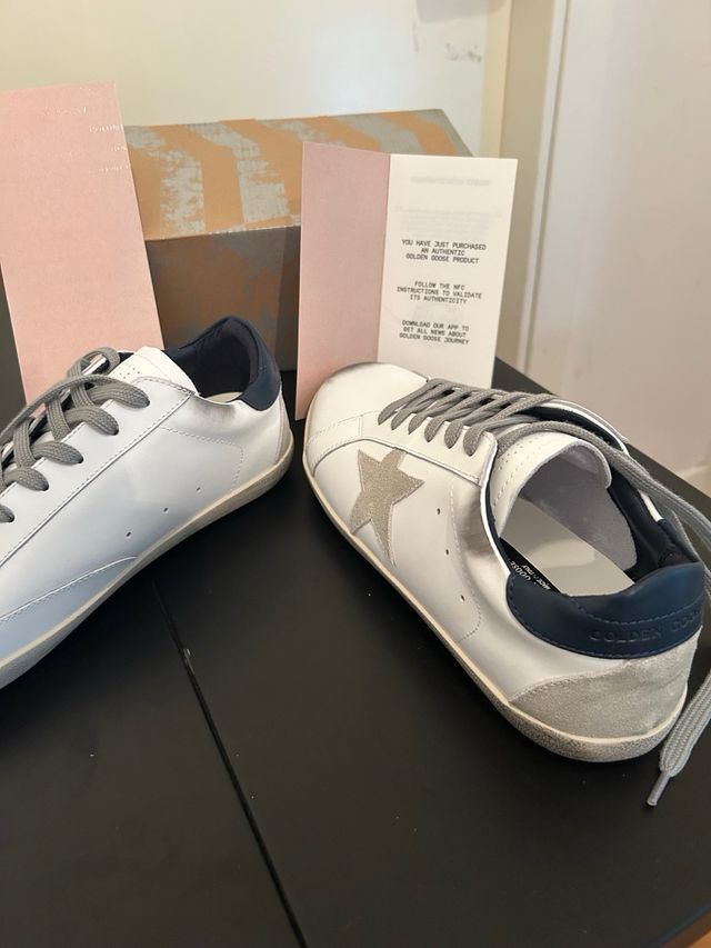 Golden Goose Superstar Estrella Azul