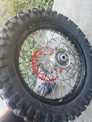 Ruedas Enduro Delantera y Trasera Completas