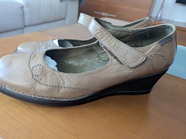 Zapatos mujer CALLAGHAN Piel Marrones Talla 40,