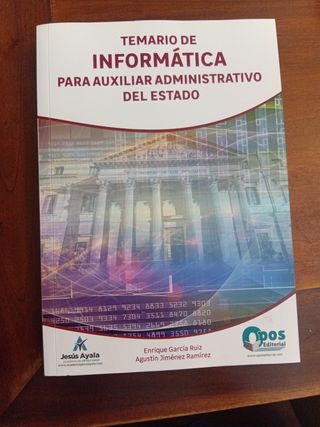 Libros Oposición de Aux Administración.