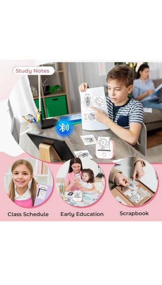 Phomemo T02 Impresora Térmica Portátil Rosa