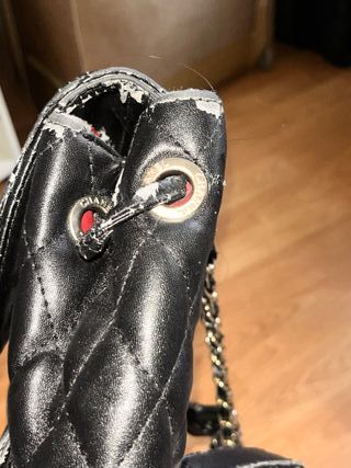 Mochila Chanel cuero 