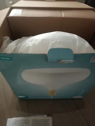 Lámpara Eglo Cocina Blanca-Madera SIN ESTRENAR