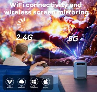 Proyector HDeye E21 1080P compatible 4K