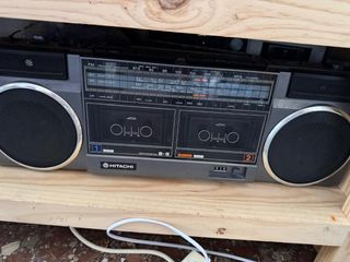 Radio Cassette Hitachi Doble