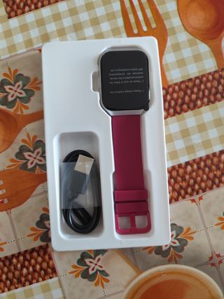 Smartwatch QCOQ Nero/Rosa