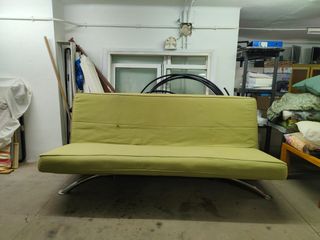 Sofá Cama Verde Tela