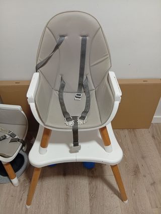 Trona COSTWAY Evolutiva Bebé Gris