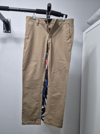 Lote 2 Pantalones Volcom T30 Gris y Khaki