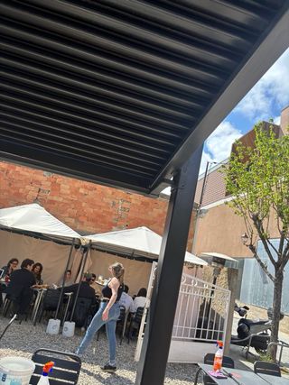 Pérgola de aluminio 5,50 m (precio unitario)