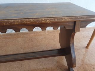 Mesa de madera maciza