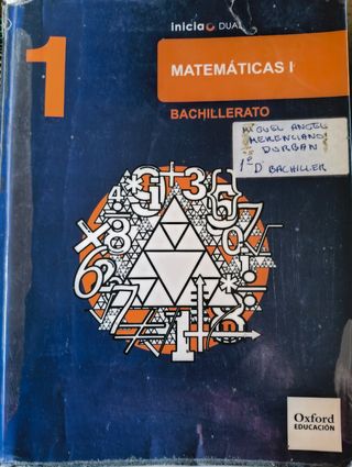 Inicia Matemáticas 1.º Bachillerato. Libro del ...