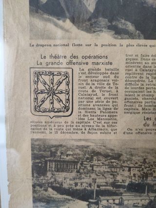 LA BATAILLE. Sur le front de Teruel.