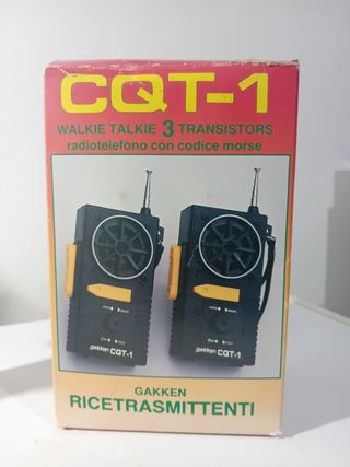 Walkie Talkie Vintage Gakken CQT-1