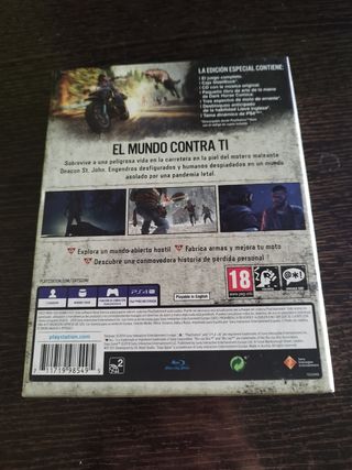 Days Gone Edición Especial PS4 (No envío)