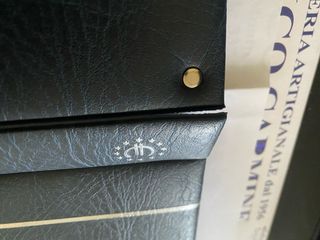 Raccoglitore ad anelli blu con simbolo euro