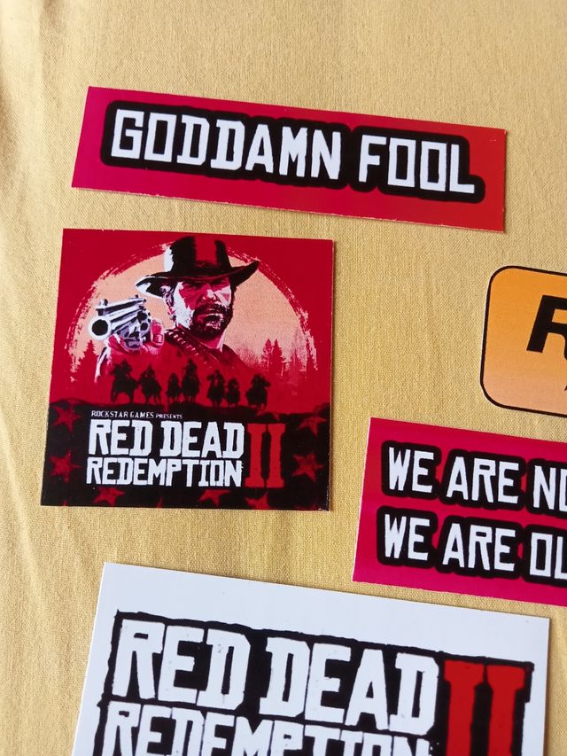 Set Adesivi Red Dead Redemption 2 Rockstar