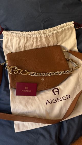 Bolsa Aigner Pam XS - Dark Cognac / Camel