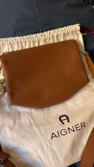 Bolsa Aigner Pam XS - Dark Cognac / Camel