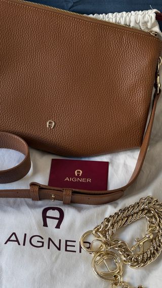 Bolsa Aigner Pam XS - Dark Cognac / Camel