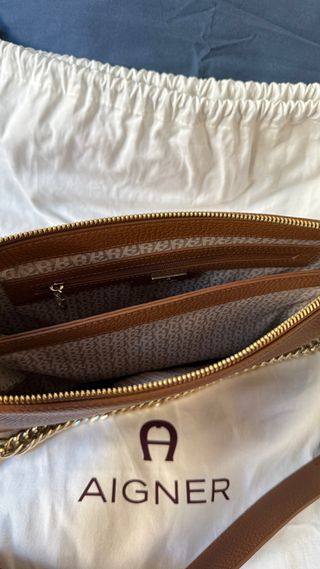 Bolsa Aigner Pam XS - Dark Cognac / Camel